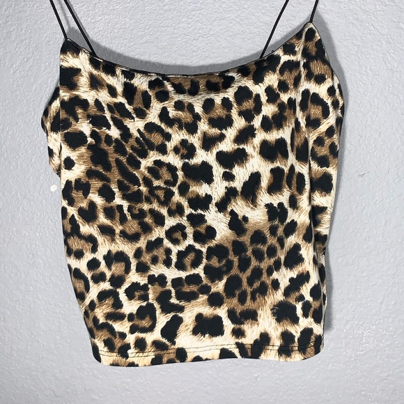 Gaze DTLA Leopard Print Crop Top - Picture 2 of 2